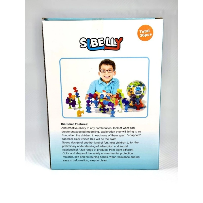 Конструктор-присоска LSB3007, 36 деталей, 3+ лет Конструктор-присоска LSB3007, 36 деталей, 3+ лет