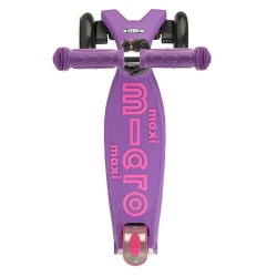 Трехколесный самокат Micro Maxi Deluxe Purple, фиолетовый, алюминий, пластик, 5-12 лет, 60x27x16 см, колеса 120/80 мм, 2600 г Трехколесный самокат Micro Maxi Deluxe Purple, фиолетовый, алюминий, пластик, 5-12 лет, 60x27x16 см, колеса 120/80 мм, 2600 г