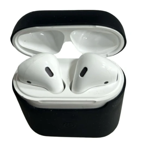 Чехол для наушников Airpods 2 Gray, силиконовый