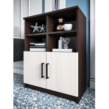 Tumba 77x33x60 sm, LDSP, ağ/qəhvəyi