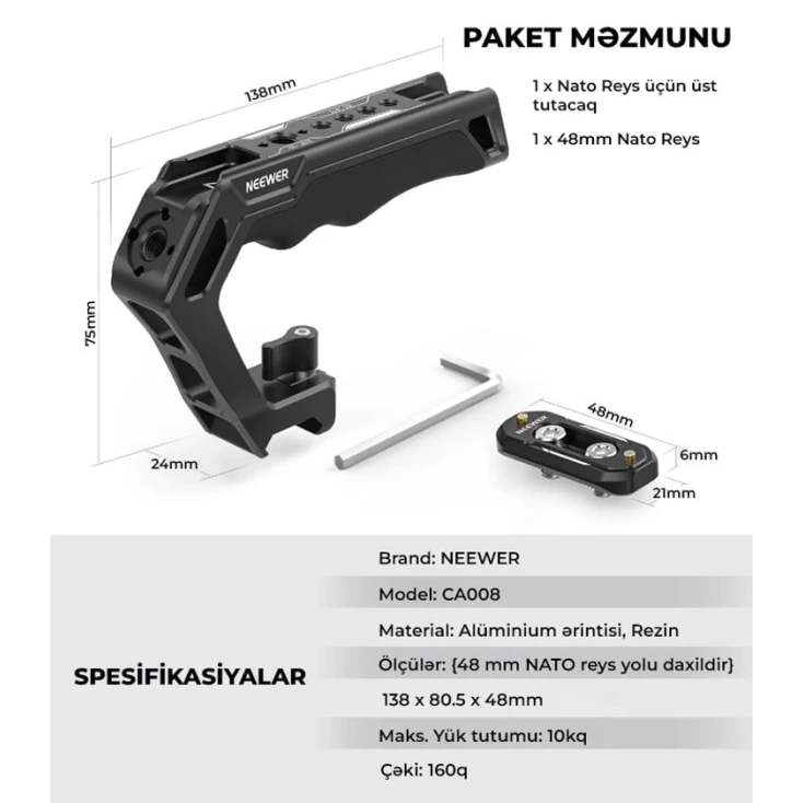 Держатель для фотоаппарата Neewer CA008 Держатель для фотоаппарата Neewer CA008