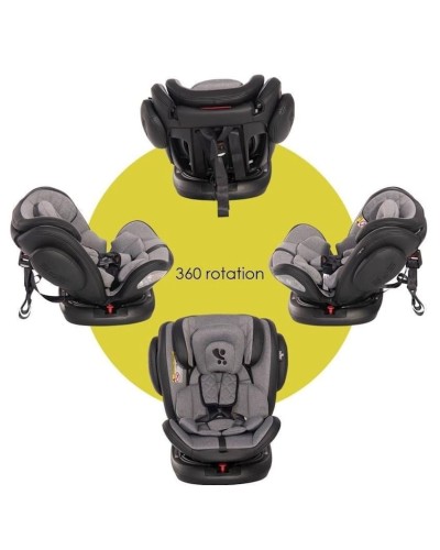 Uşaqlar üçün avtomobil oturacağı Lorelli Aviator Isofix Black 10071302305