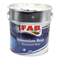 Алюминиевая краска Fab boya, серая, 15 л