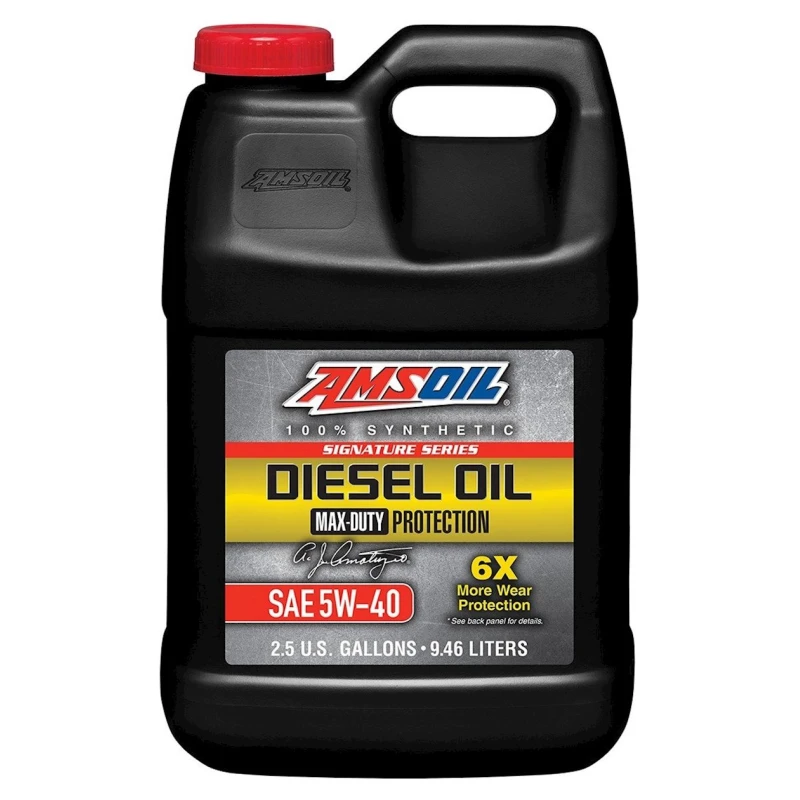 Масло моторное синтетическое Amsoil Signature Series Max-Duty Synthetic Diesel Oil 5W-40, 9.46 л DEOTP