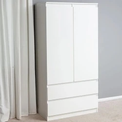 Шкаф Letta ЛДСП, белый, 180x45x90 см Шкаф Letta ЛДСП, белый, 180x45x90 см