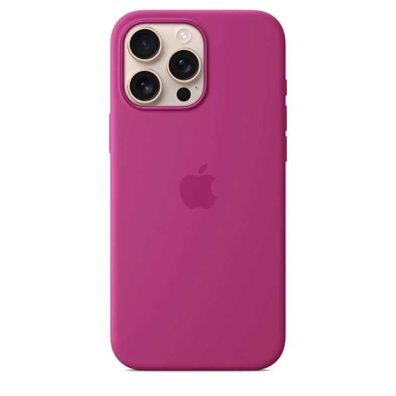 Чехол Apple Silicone Case with MagSafe для iPhone 16 Pro Max Fuchsia (Официальная гарантия) Чехол Apple Silicone Case with MagSafe для iPhone 16 Pro Max Fuchsia (Официальная гарантия)
