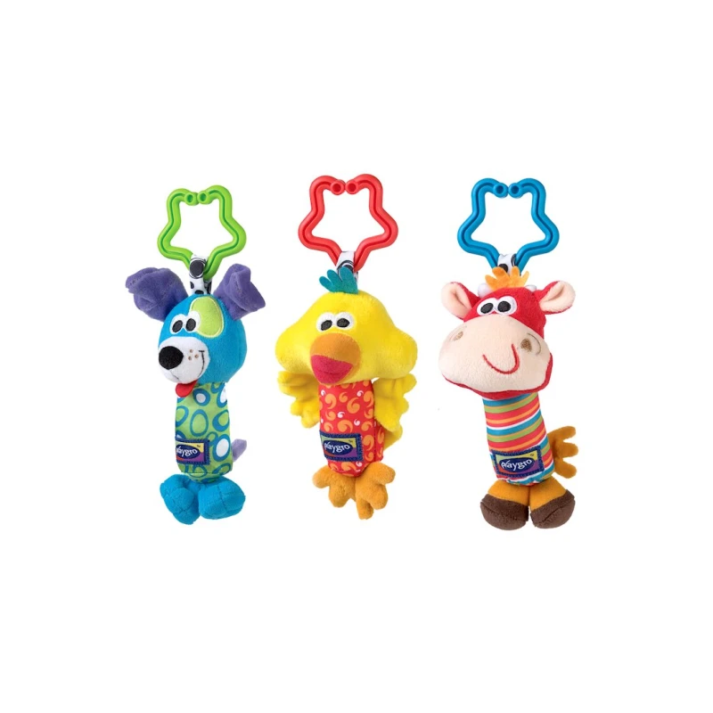 Набор погремушек Playgro Tinkle Trio, 0+ месяцев