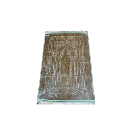 Коврик для намаза Yagmur 2110000003848, велюр, оранжевый, 80x120 см, Коврик для намаза Yagmur 2110000003848, велюр, оранжевый, 80x120 см,