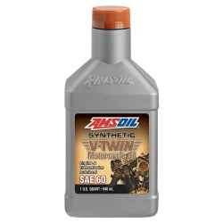 Масло моторное синтетическое Amsoil SAE 60 Synthetic V-Twin Motorcycle Oil, 946 мл MCSQT