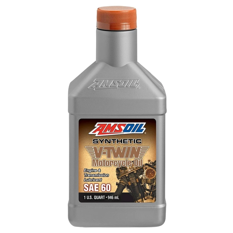 Масло моторное синтетическое Amsoil SAE 60 Synthetic V-Twin Motorcycle Oil, 946 мл MCSQT
