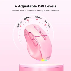 Мышь Meetion BTM001 Pearl Pink
