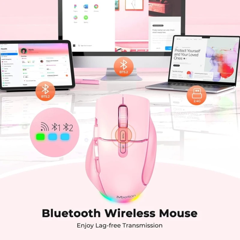 Siçan Meetion BTM001 Pearl Pink Siçan Meetion BTM001 Pearl Pink