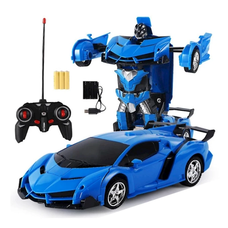 Transformer robot Lamborghini Robot Car Size 18 Blue