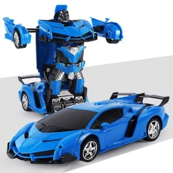 Transformer robot Lamborghini Robot Car Size 18 Blue