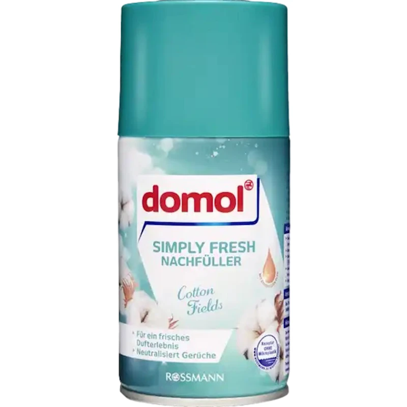 Təravətləndirici domol Simply Fresh Cotton Fields 250 ml Təravətləndirici domol Simply Fresh Cotton Fields 250 ml