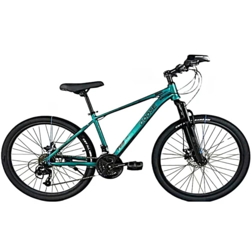 Велосипед Goose Premium-Pro 3x8, зеленый/черный