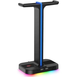 Подставка для гарнитуры Havit TH650 RGB Black Подставка для гарнитуры Havit TH650 RGB Black