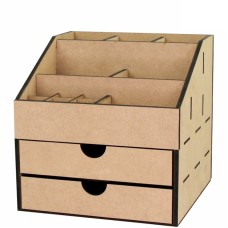 Dekorativ komod-orqanayzer Rosa Talent, 22.5х22.5х22.5 sm, MDF, 2 yeşik
