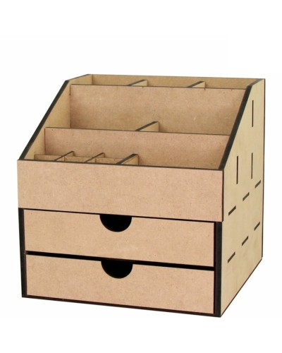 Dekorativ komod-orqanayzer Rosa Talent, 22.5х22.5х22.5 sm, MDF, 2 yeşik