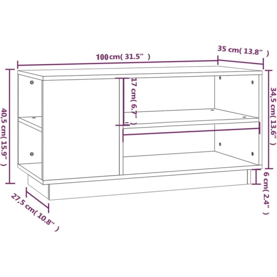 Тумба под ТВ Ev Plus Sloid, ЛДСП, белая, 100x35x40 см Тумба под ТВ Ev Plus Sloid, ЛДСП, белая, 100x35x40 см