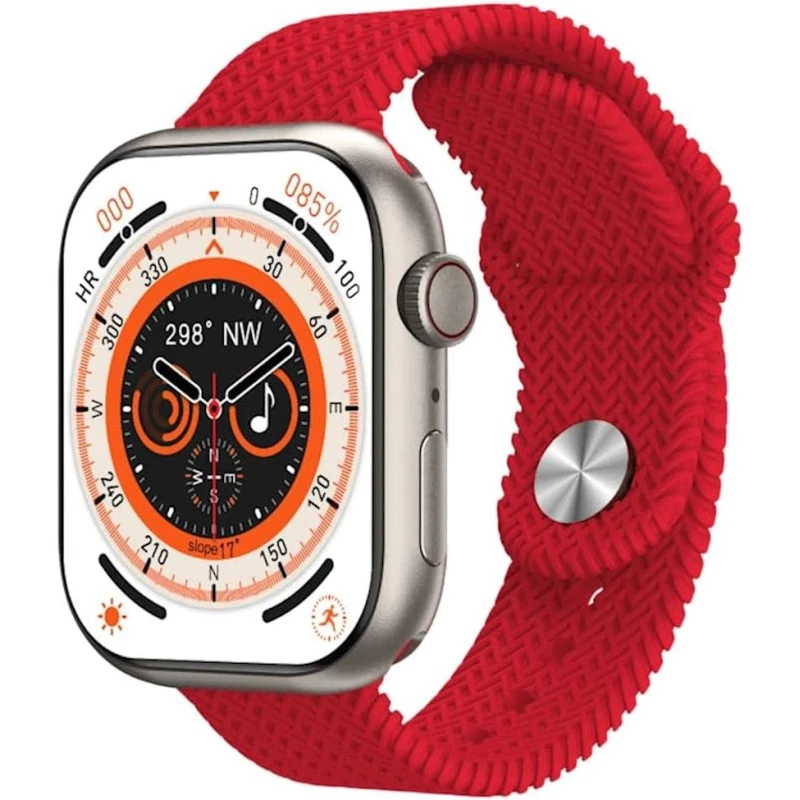 Умные часы Smart Watch HK9 Pro Max Silver Red