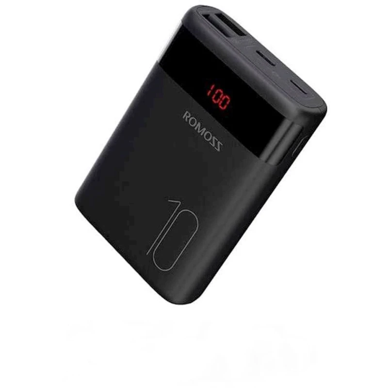 Внешний аккумулятор Romoss Ares 10 10000 mAh, Черный Внешний аккумулятор Romoss Ares 10 10000 mAh, Черный