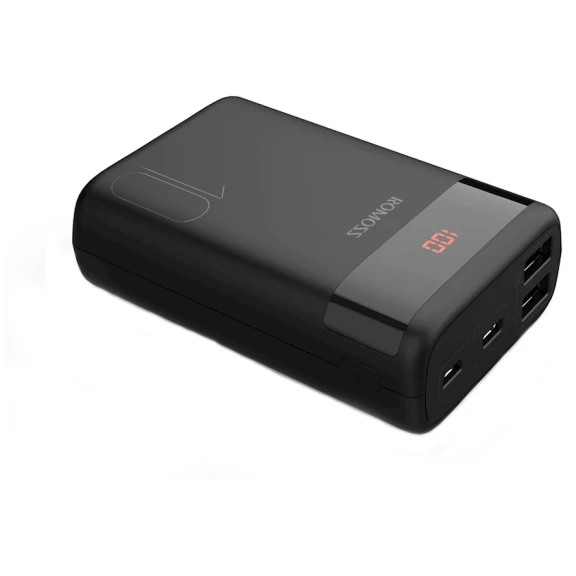 Внешний аккумулятор Romoss Ares 10 10000 mAh, Черный Внешний аккумулятор Romoss Ares 10 10000 mAh, Черный