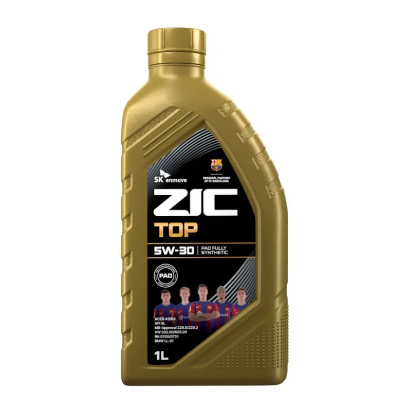 Моторное масло ZIC TOP 5W-30, синтетическое, 1 л - MY014