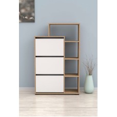 Ayaqqabı üçün tumba Ev Plus 12116007, LDSP, 90x32x143 sm