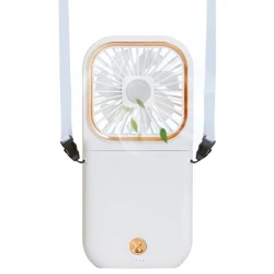 Мини-вентилятор складной офисный 1001box, USB, белый