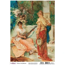 Рисовая бумага для декупажа Cadence А3 30x42 sm, MD-12