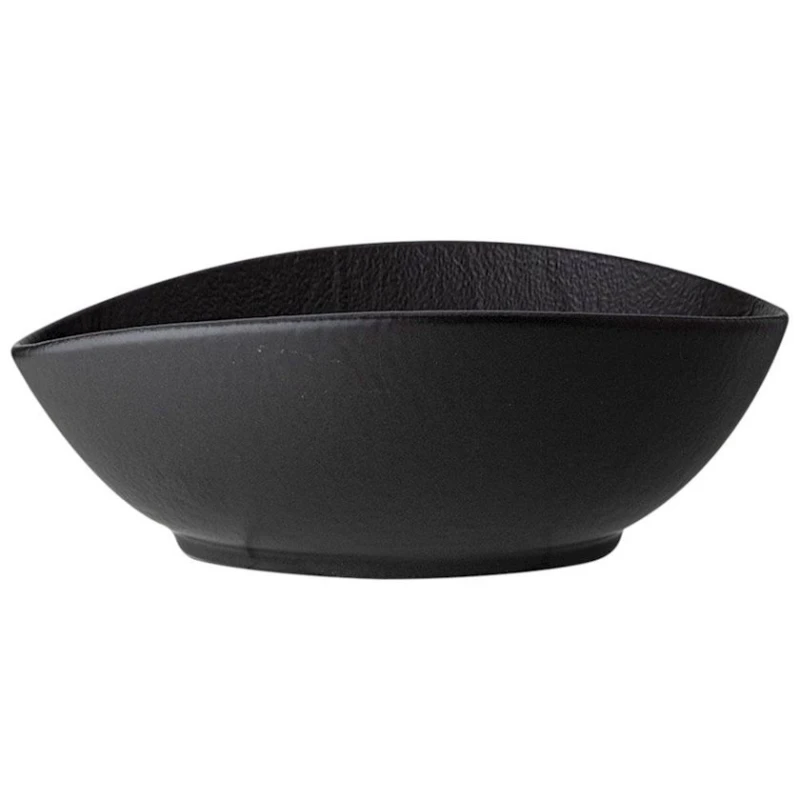 Блюдо Wilmax Slatestone WL‑661119/A, овальное, 19x15x6 см, фарфор, черный