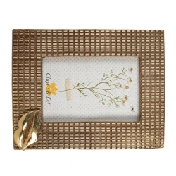 Фоторамка Clayre & Eef 2F1008, 10X15 см, золотистая