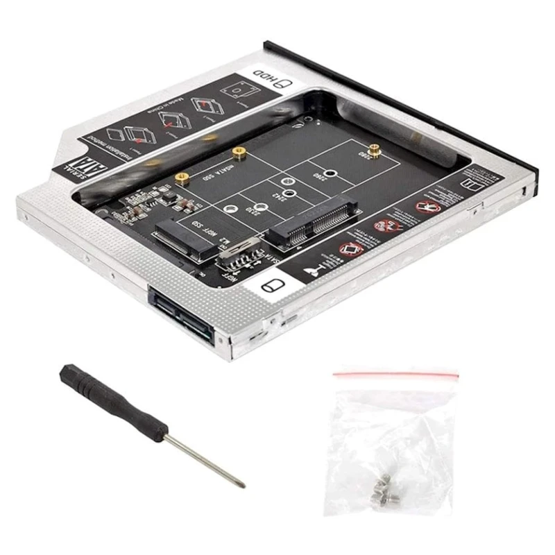 Адаптер для жесткого диска MSATA NGFF B/M-Key SSD to slim SATA 13Pin Адаптер для жесткого диска MSATA NGFF B/M-Key SSD to slim SATA 13Pin