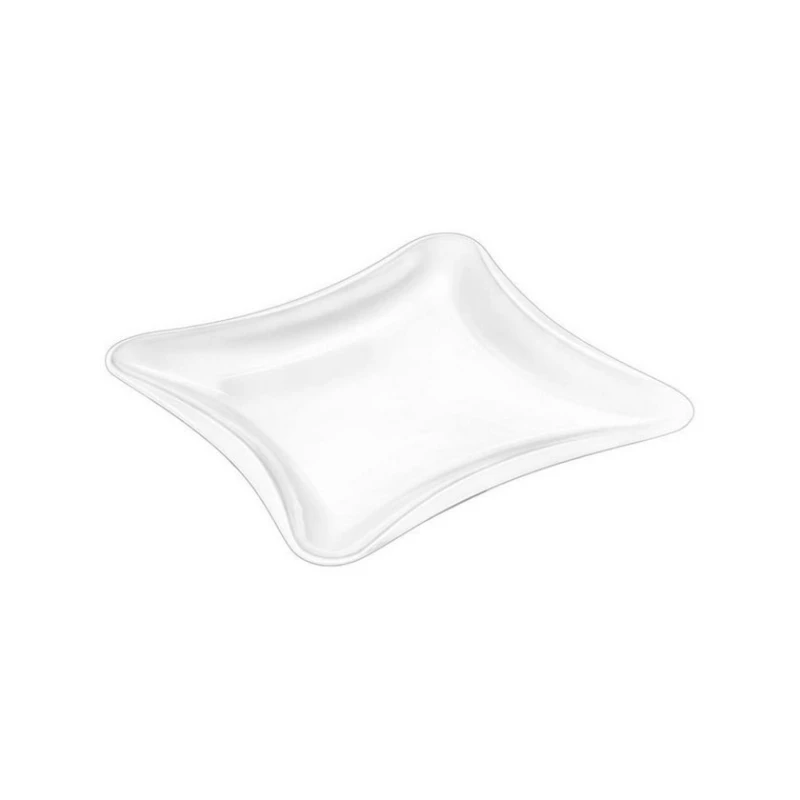 Блюдо сервировочное Wilmax WL‑991265/A, фигурная, 25x25 см, фарфор, белый Блюдо сервировочное Wilmax WL‑991265/A, фигурная, 25x25 см, фарфор, белый