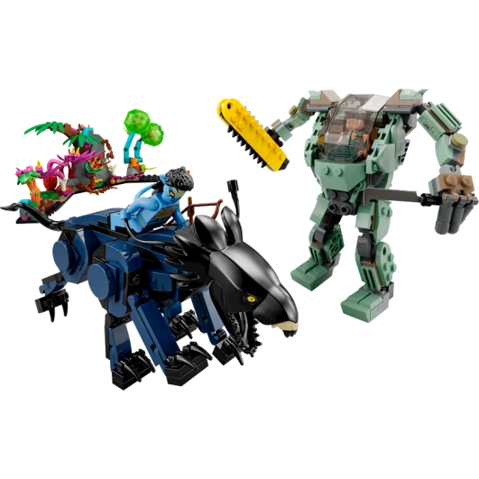 Конструктор LEGO Avatar Neytiri & Thanator vs. AMP Suit Quaritch 75571, 9+ лет, 560 элементов