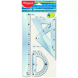 Набор линеек Maped Pulse Bag 897161, 4 шт