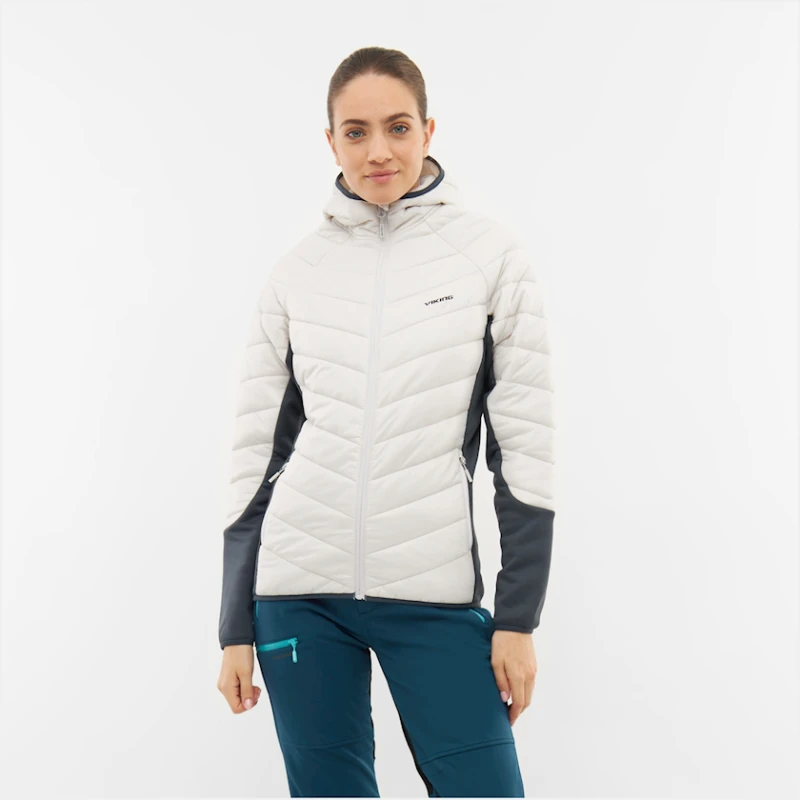 Qadınlar üçün gödəkçə Viking Becky Warm Pro Polartec Primaloft, poliamid, ölçü L, ağ