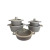 Набор кастрюль Z.H ZGH_00589, гранит, бежевый, 20/24/28/32 см Набор кастрюль Z.H ZGH_00589, гранит, бежевый, 20/24/28/32 см