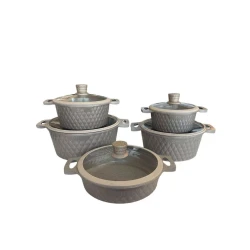 Набор кастрюль Z.H ZGH_00589, гранит, бежевый, 20/24/28/32 см Набор кастрюль Z.H ZGH_00589, гранит, бежевый, 20/24/28/32 см
