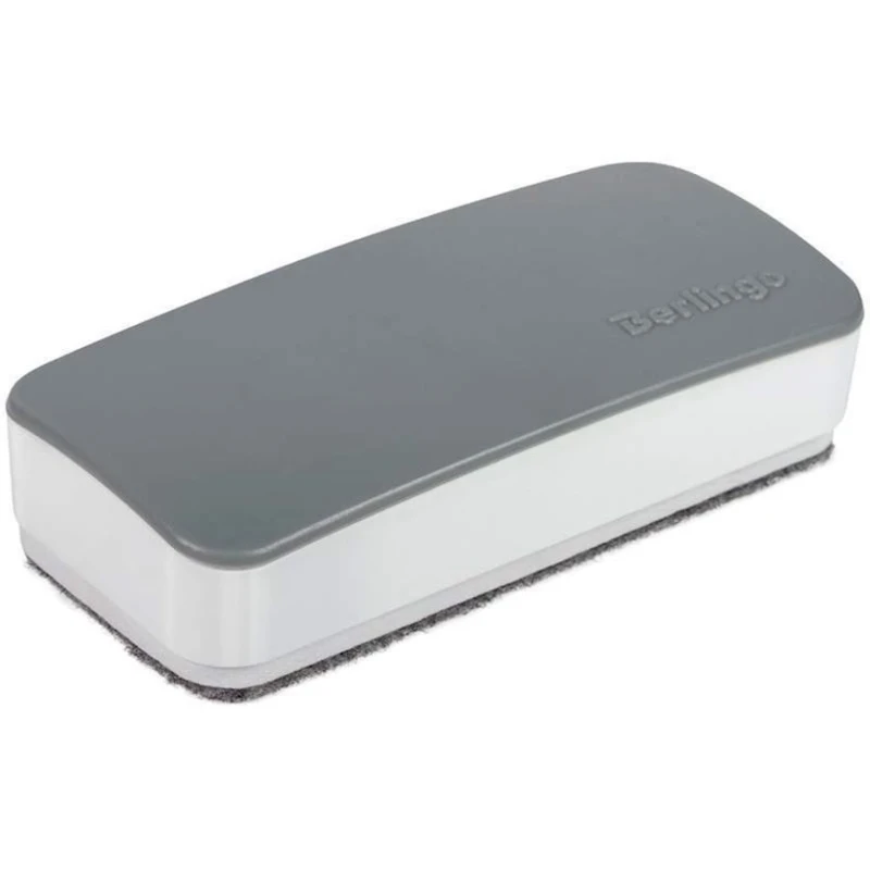 Губка для доски Berlingo Comfort Pro, на магните, серая, 54x120 мм Губка для доски Berlingo Comfort Pro, на магните, серая, 54x120 мм