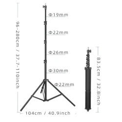 Стойка для света с воздушной подушкой Selens Air Cushion Stand 4075GD_271