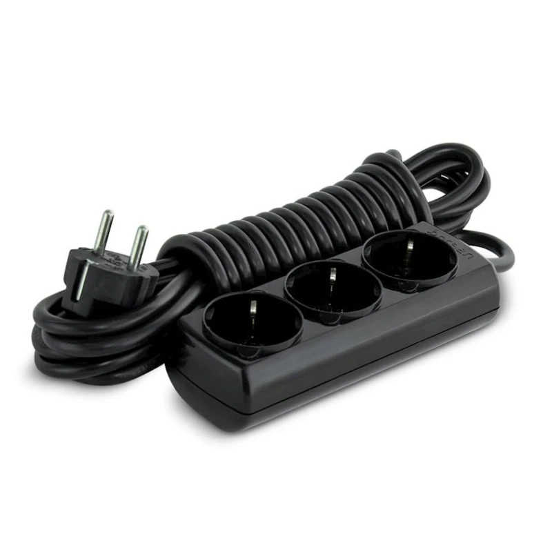 Удлинитель Borsan BR-1573-2, 2 м, 3-розеточный Удлинитель Borsan BR-1573-2, 2 м, 3-розеточный