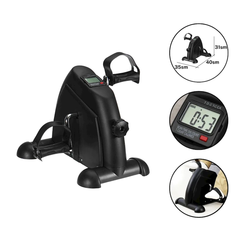 Электрический велотренажер Mini Exercise Bike 1186, черный Электрический велотренажер Mini Exercise Bike 1186, черный