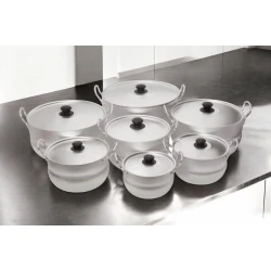 Набор кастрюль Gallery Home GH-000087, алюминий, серебристый