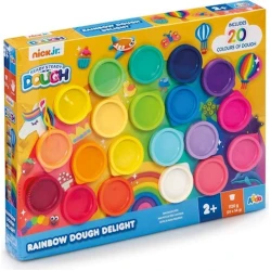Тесто для лепки Addo Play LTD Nick Dough Raibow, 20 цветов, 56 г