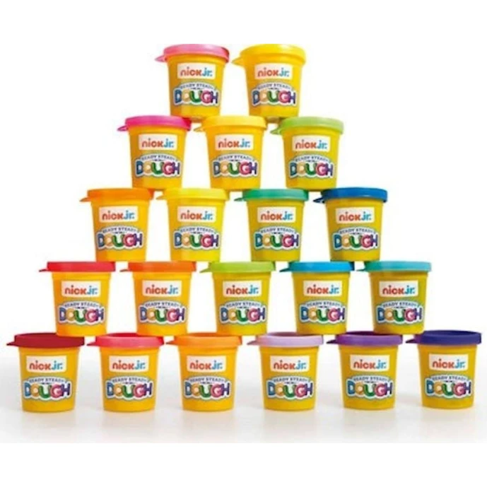 Тесто для лепки Addo Play LTD Nick Dough Raibow, 20 цветов, 56 г Тесто для лепки Addo Play LTD Nick Dough Raibow, 20 цветов, 56 г