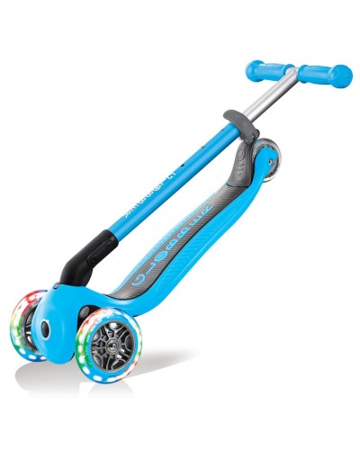 Uşaqlar üçün samokat Оxybul Globber Primo Foldable Light üç təkərli, mavi