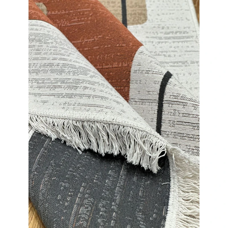 Ковер Natural halı Arya AR36BLACK2, 120x180 см, хлопок , разноцветный