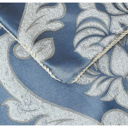 Örtük və yastıq üzü dəsti Sonna Belle Доминика, 260x240 sm, avro, jakkard, göy